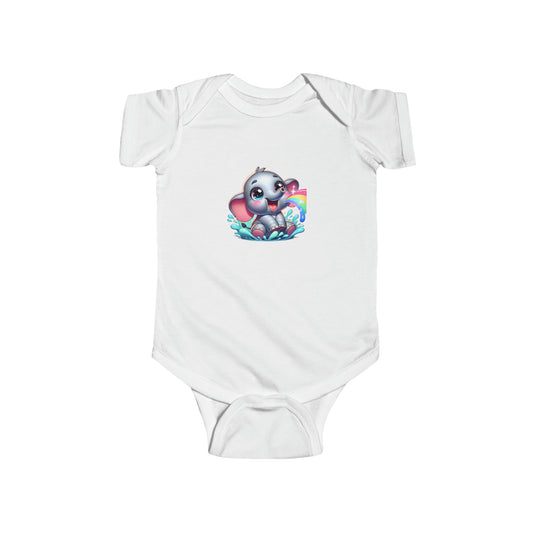 Rainbow Splash Elephant Bodysuit