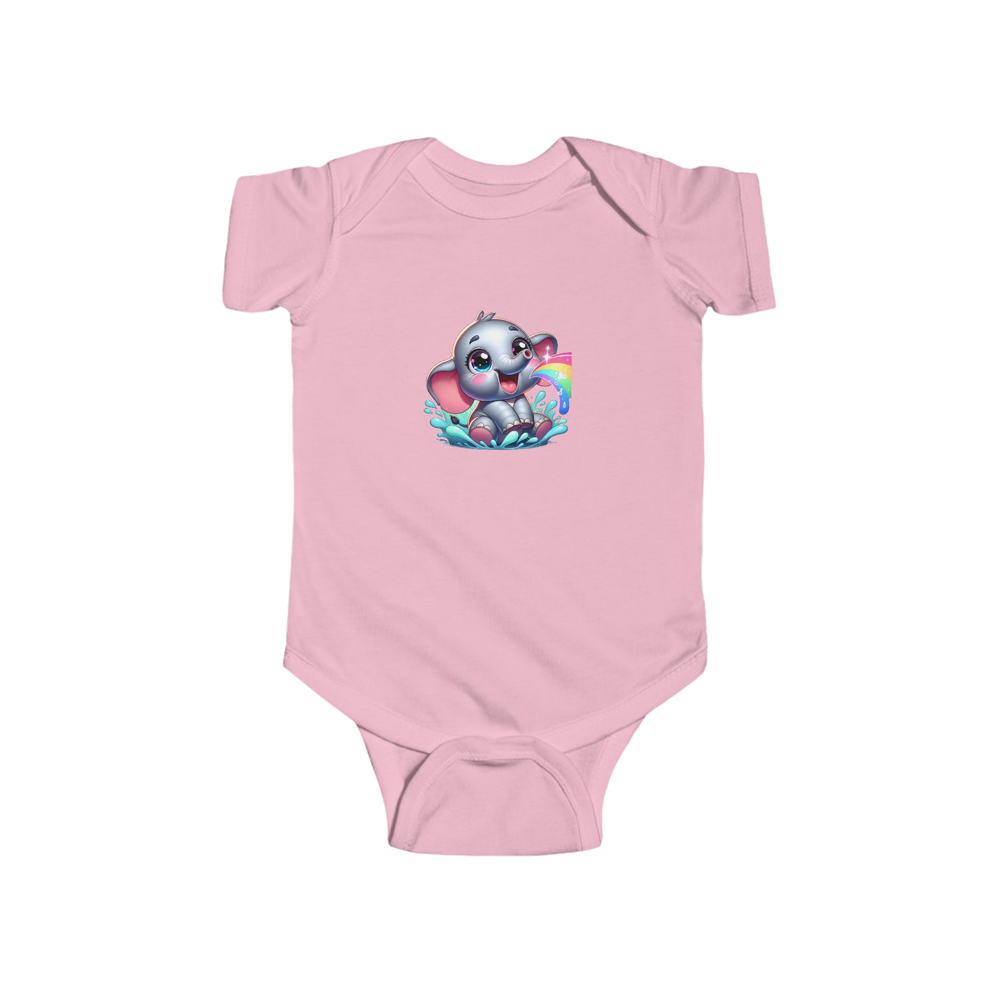 Rainbow Splash Elephant Bodysuit