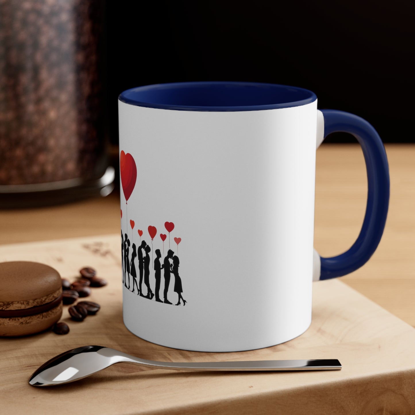 Love Silhouette Accent Mug