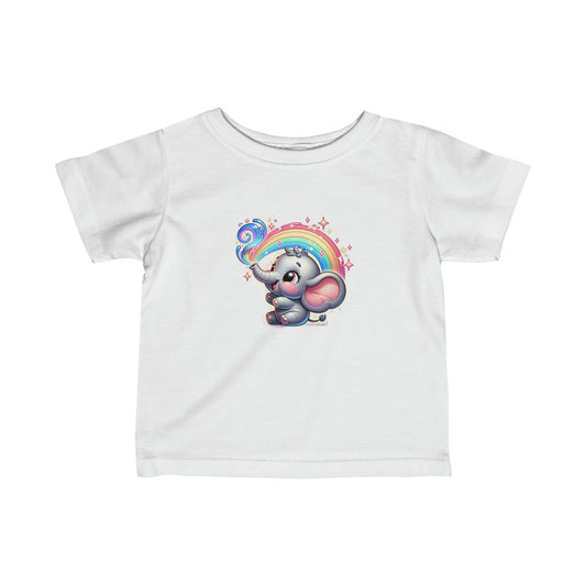 Rainbow Elephant Infant Tee