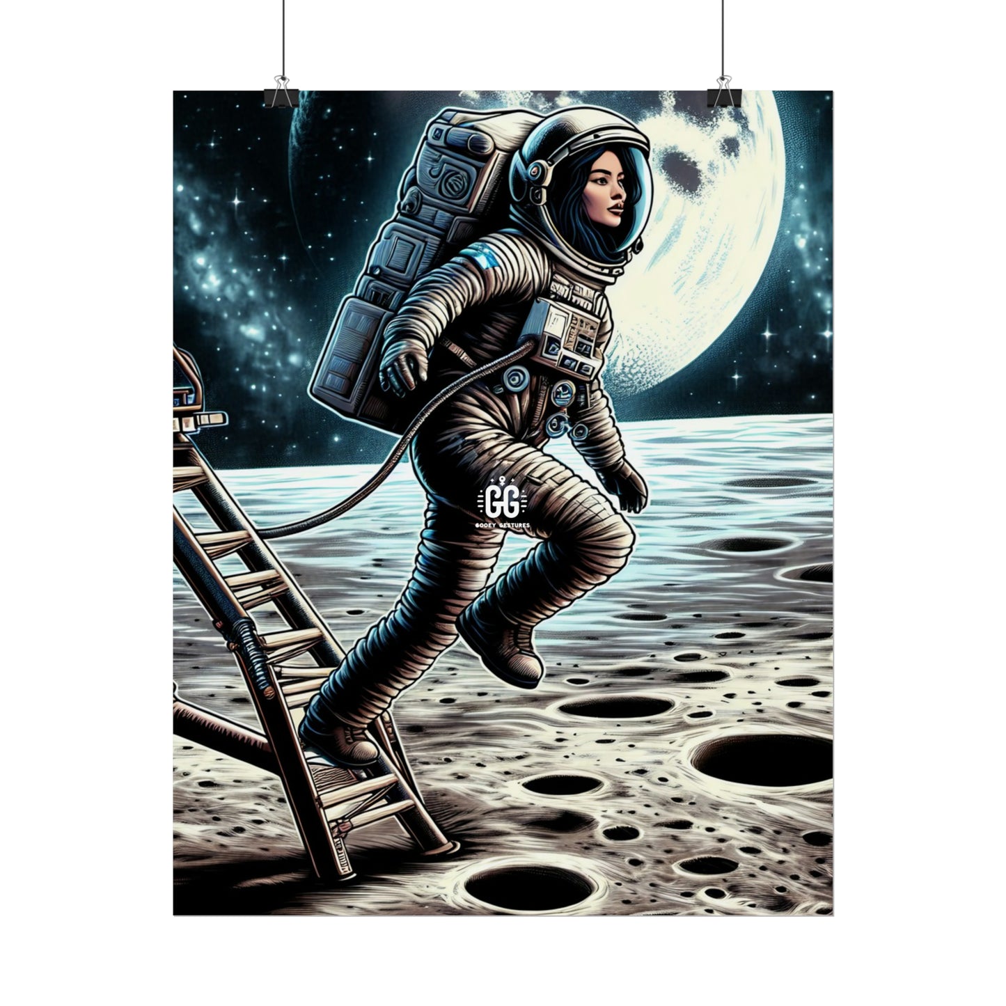 Lunar Explorer Poster