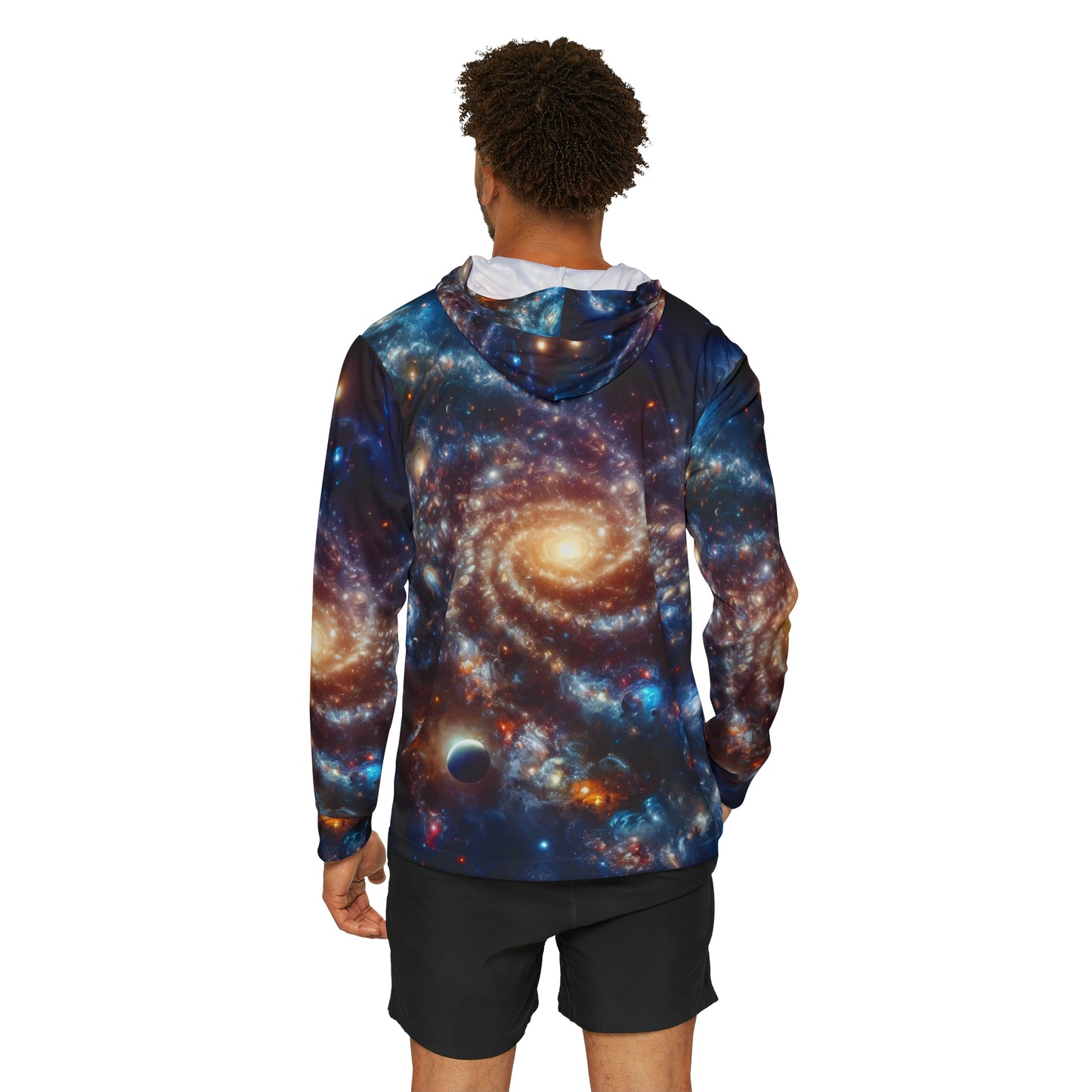 Galactic Spiral Athletic Warmup Hoodie