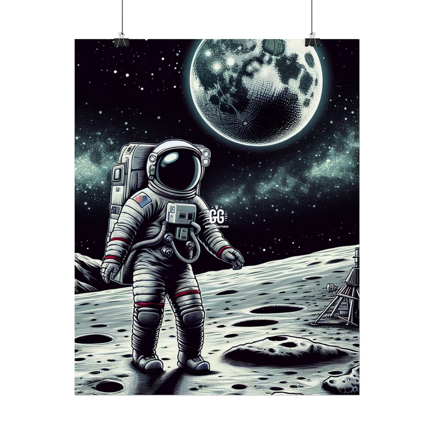 Lunar Explorer Poster