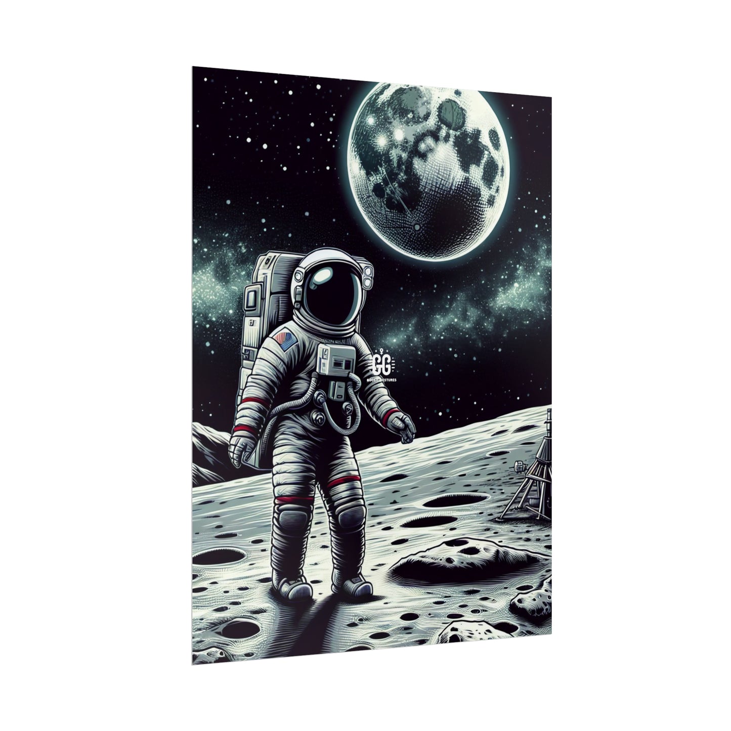 Lunar Explorer Poster