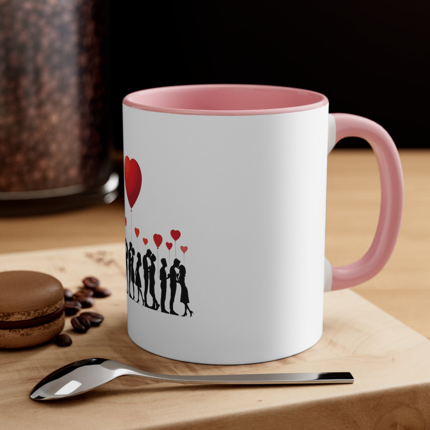 Love Silhouette Accent Mug