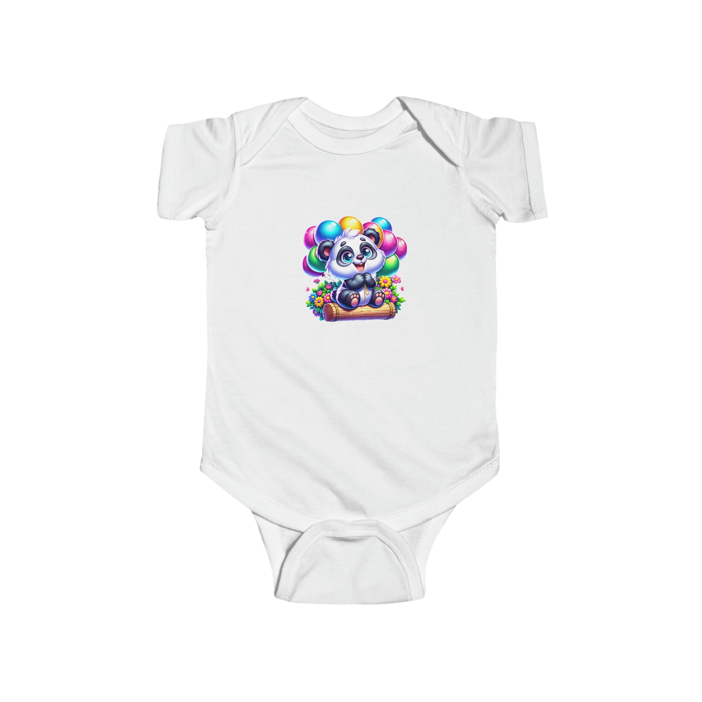 Colorful Panda Balloon Onesie