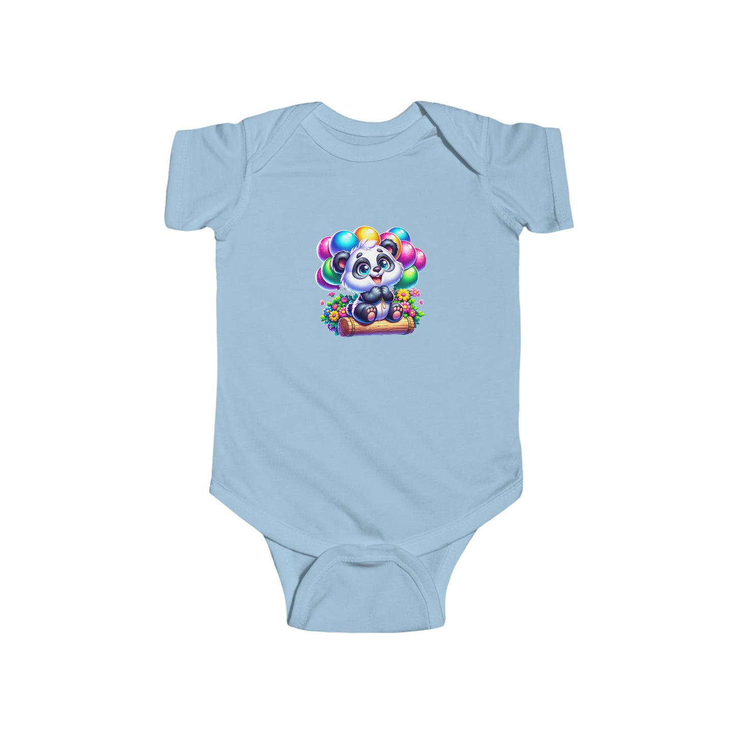 Colorful Panda Balloon Onesie