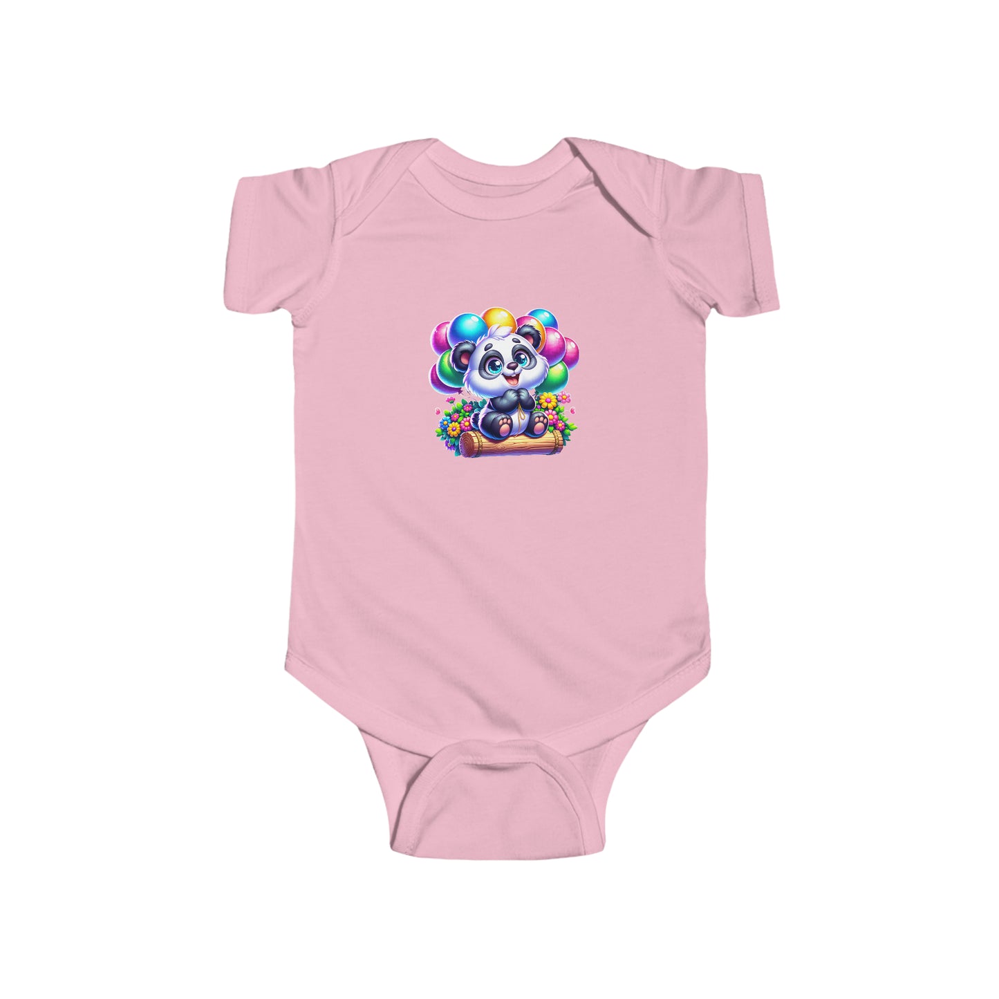 Colorful Panda Balloon Onesie