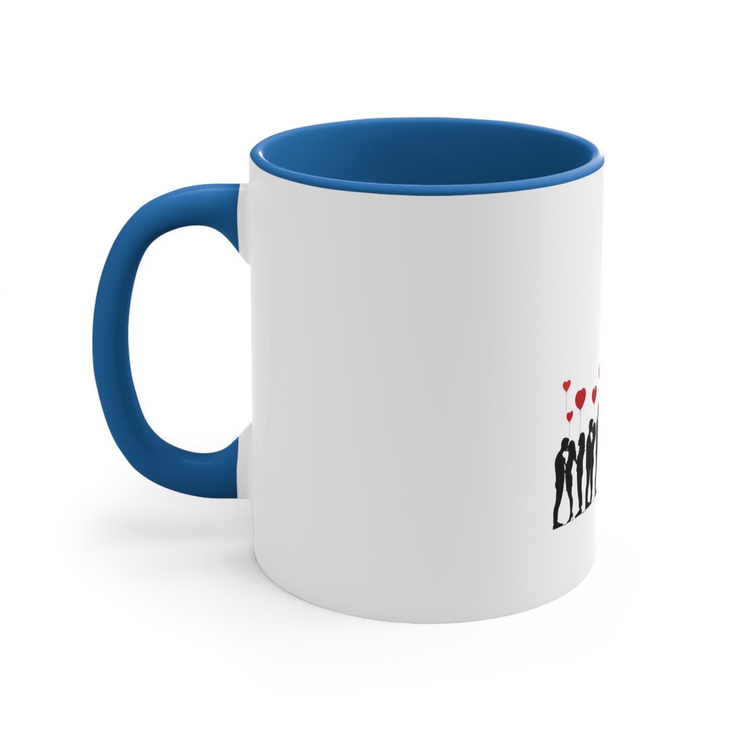 Love Silhouette Accent Mug