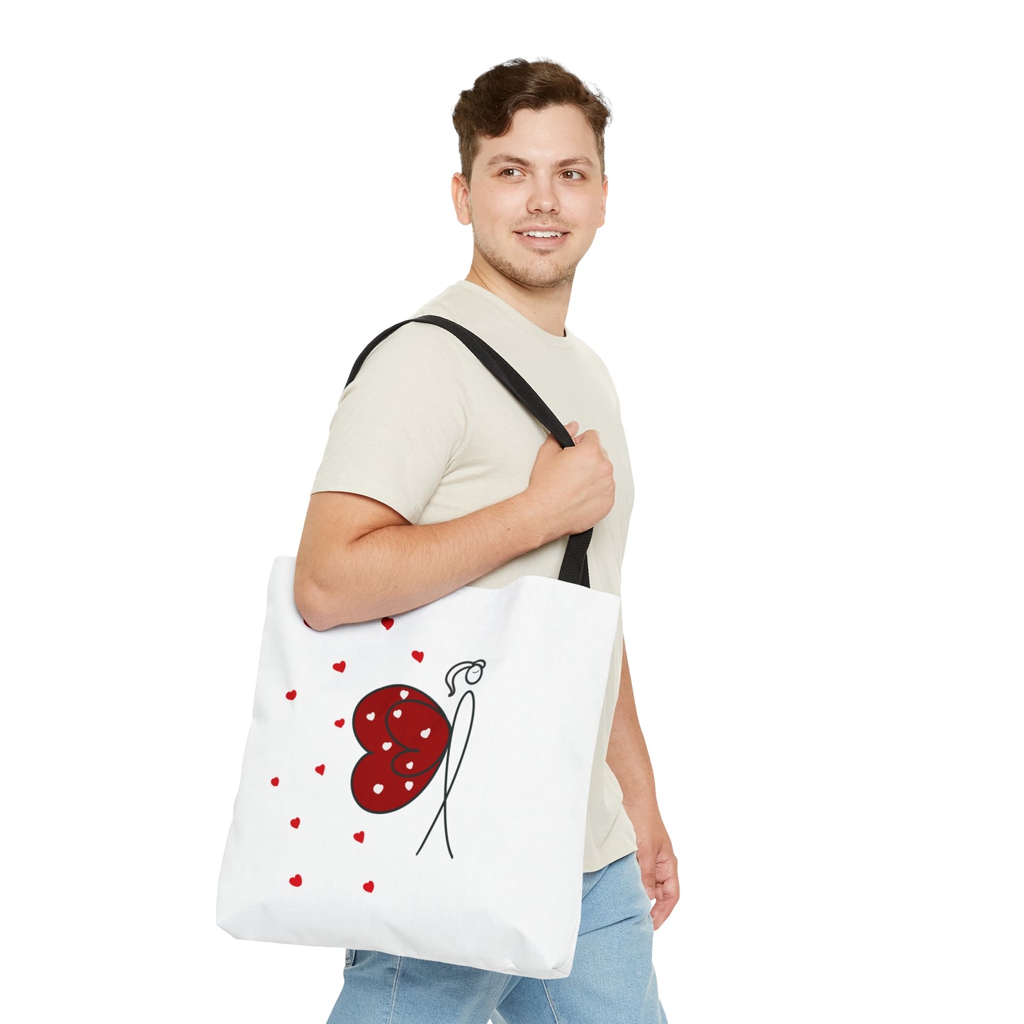 Love Balloon Heart Tote