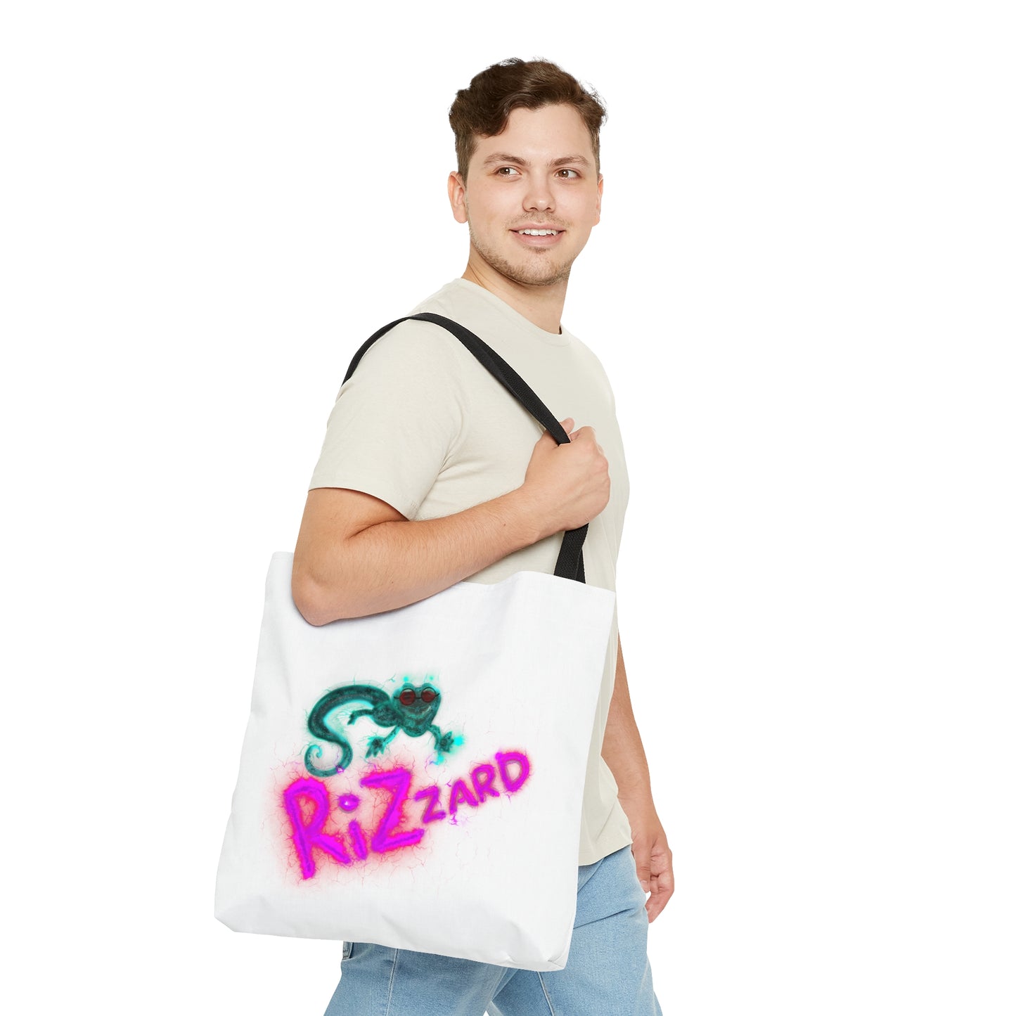 Psychedelic Lizard Tote