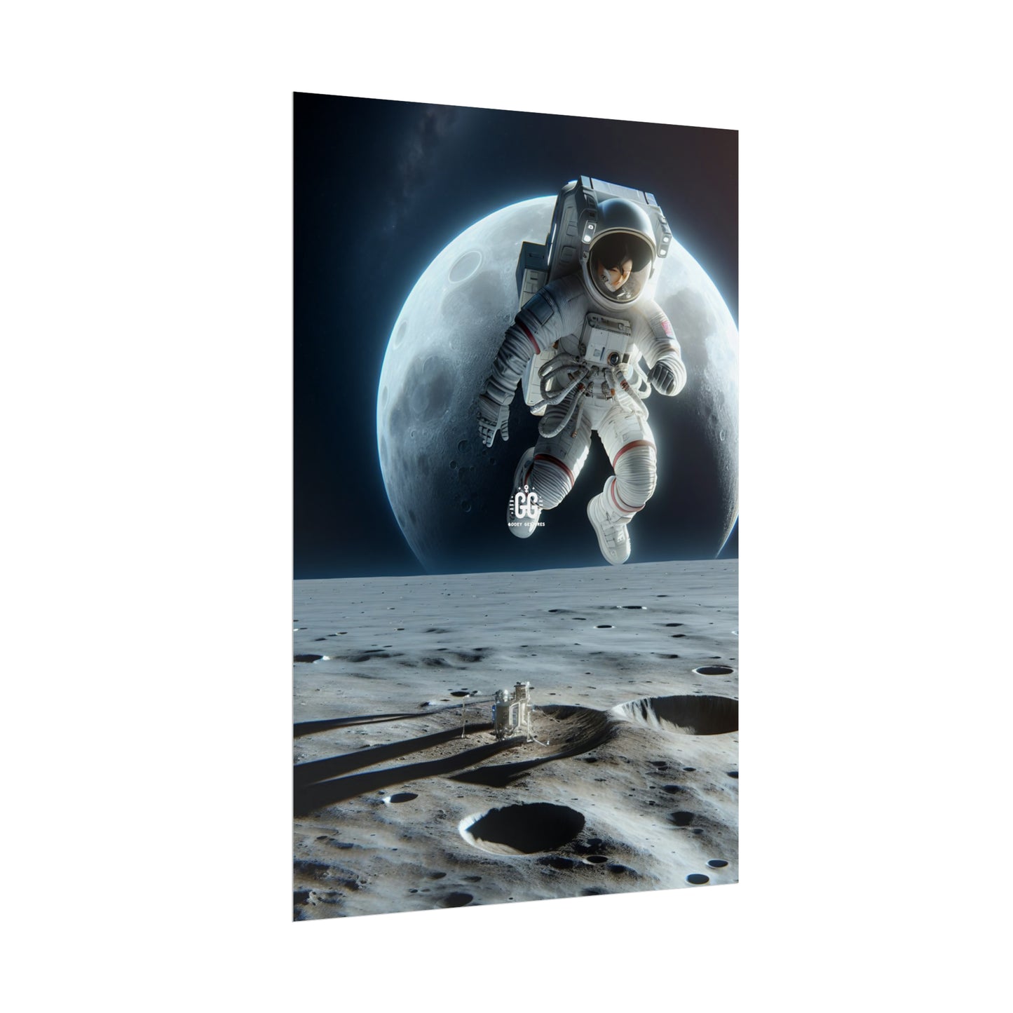 Lunar Explorer Poster