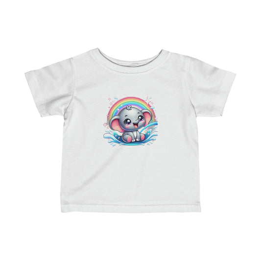 Rainbow Elephant Infant Tee