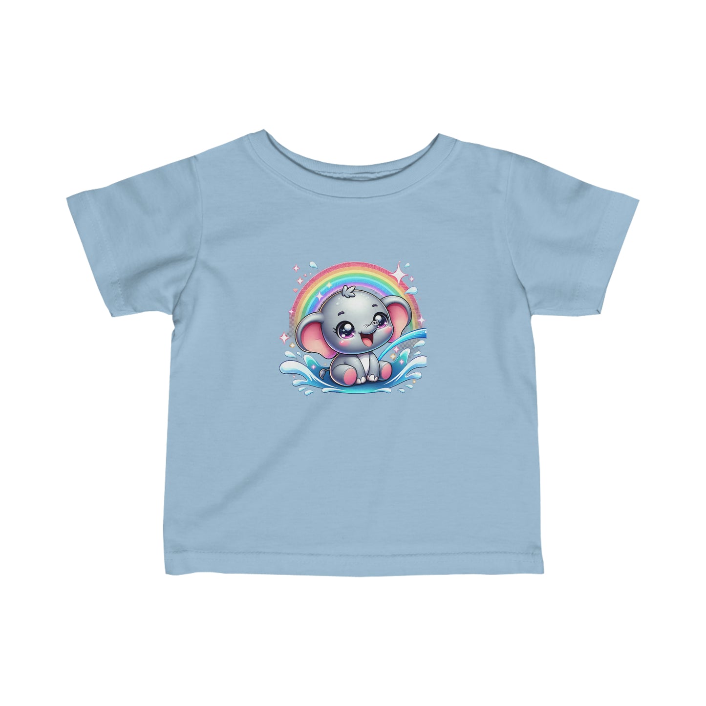 Rainbow Elephant Infant Tee