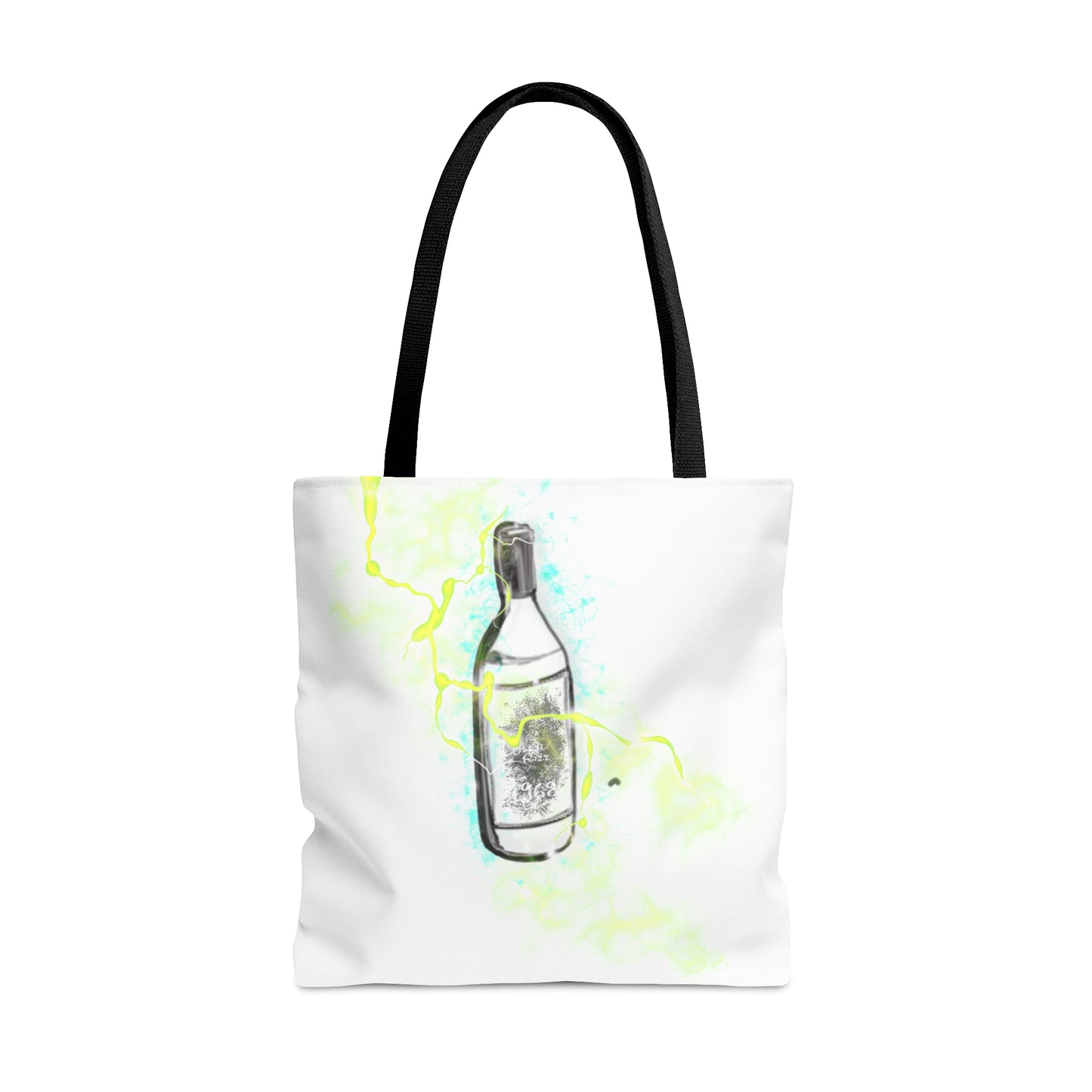 Neon Splash Wine Tote