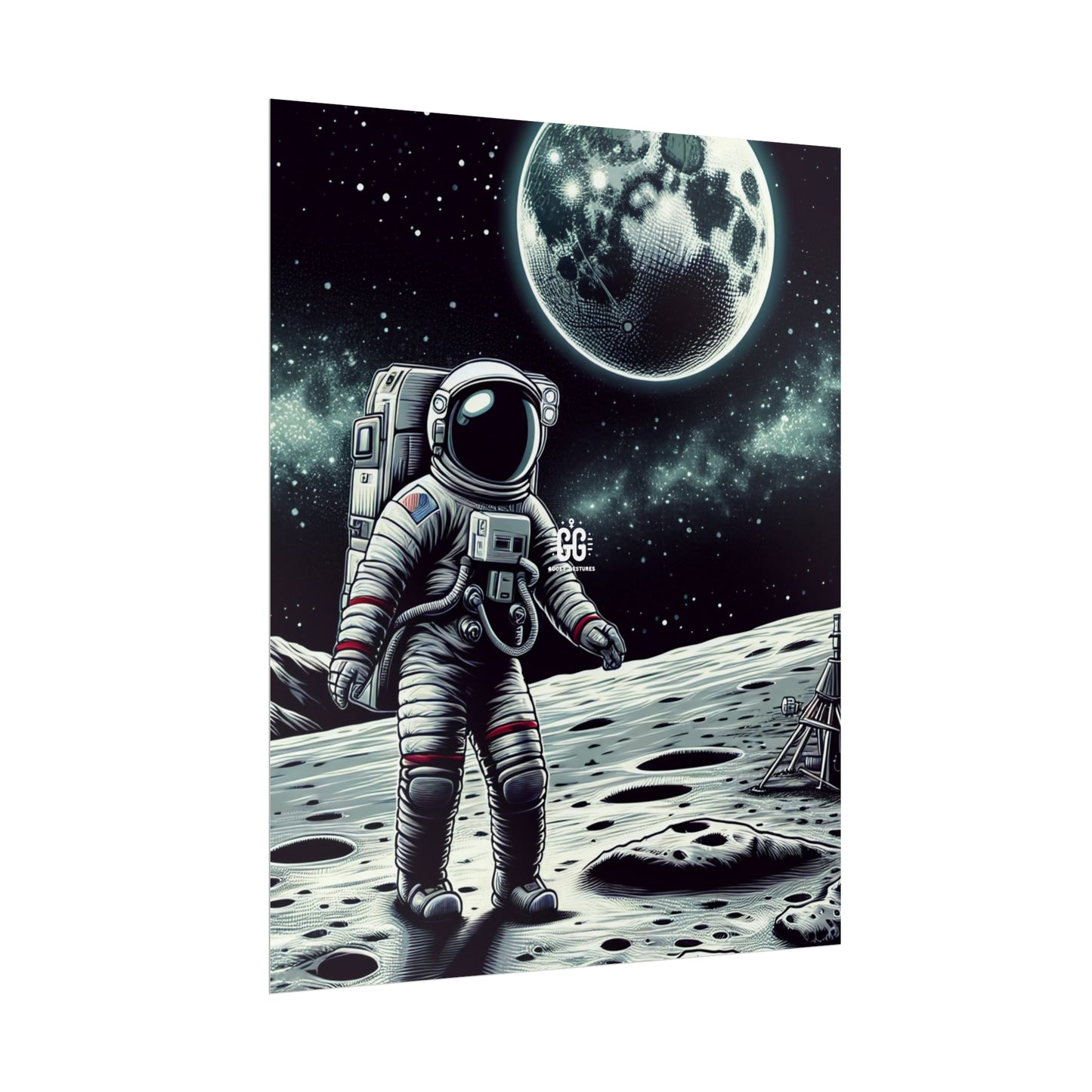 Lunar Explorer Poster