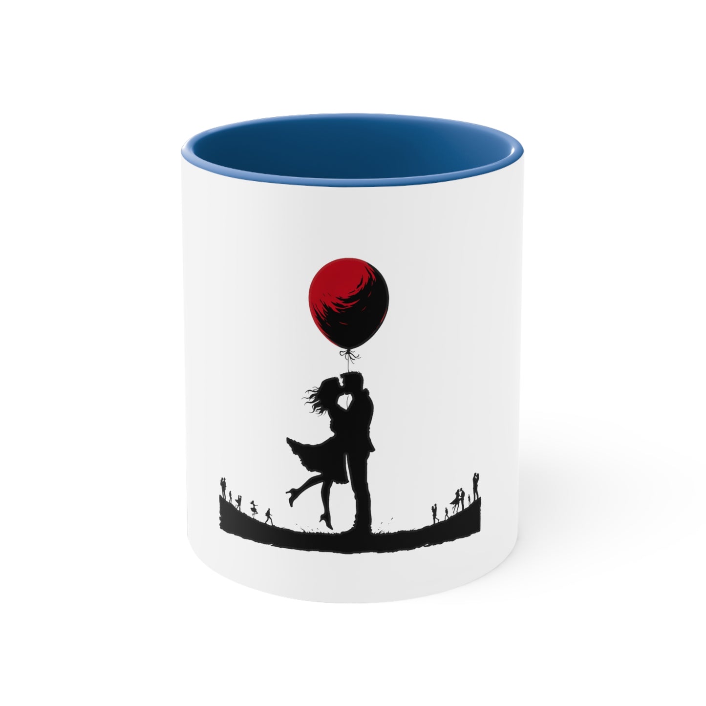 Romantic Silhouette Accent Mug