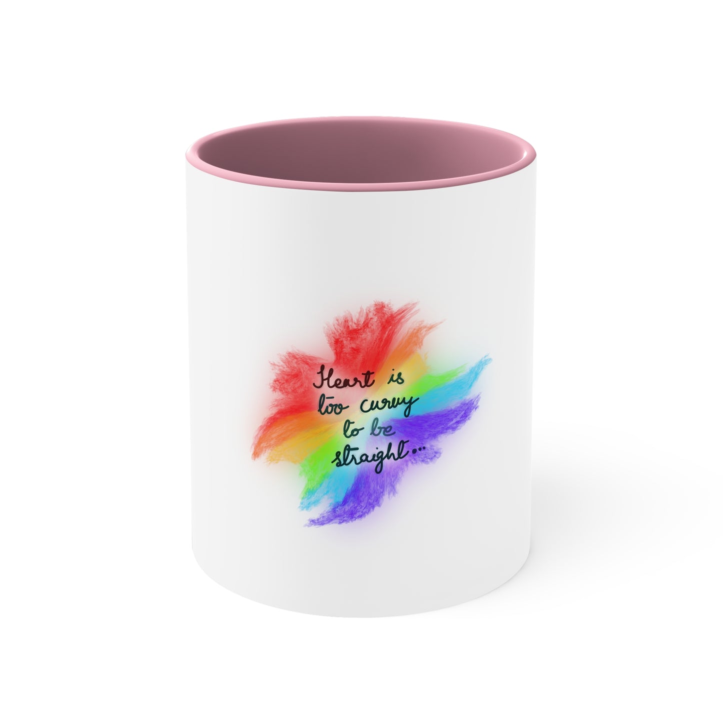 Curvy Heart Pride Mug