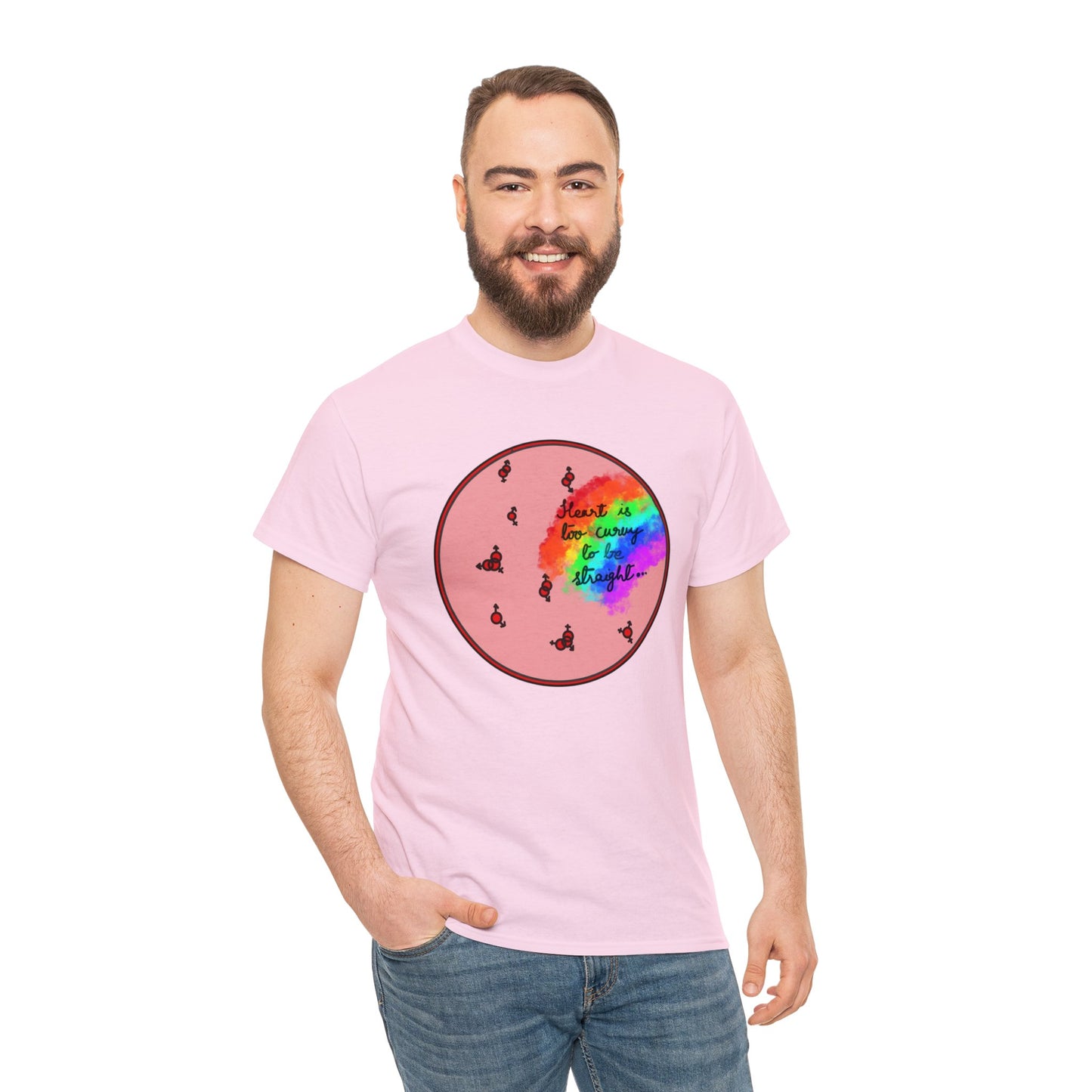 Pride Rainbow Heart Tee