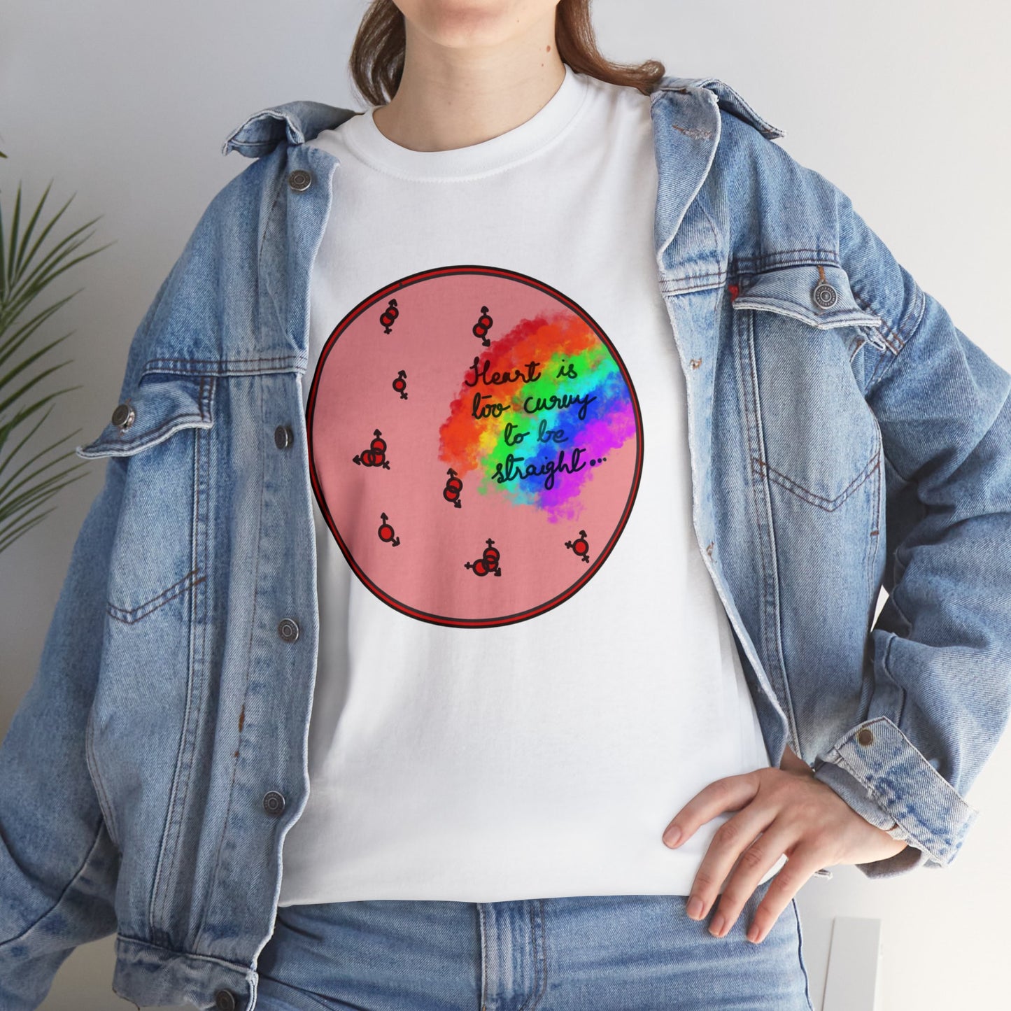 Pride Rainbow Heart Tee