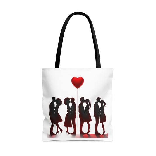 Love Silhouette Tote Bag