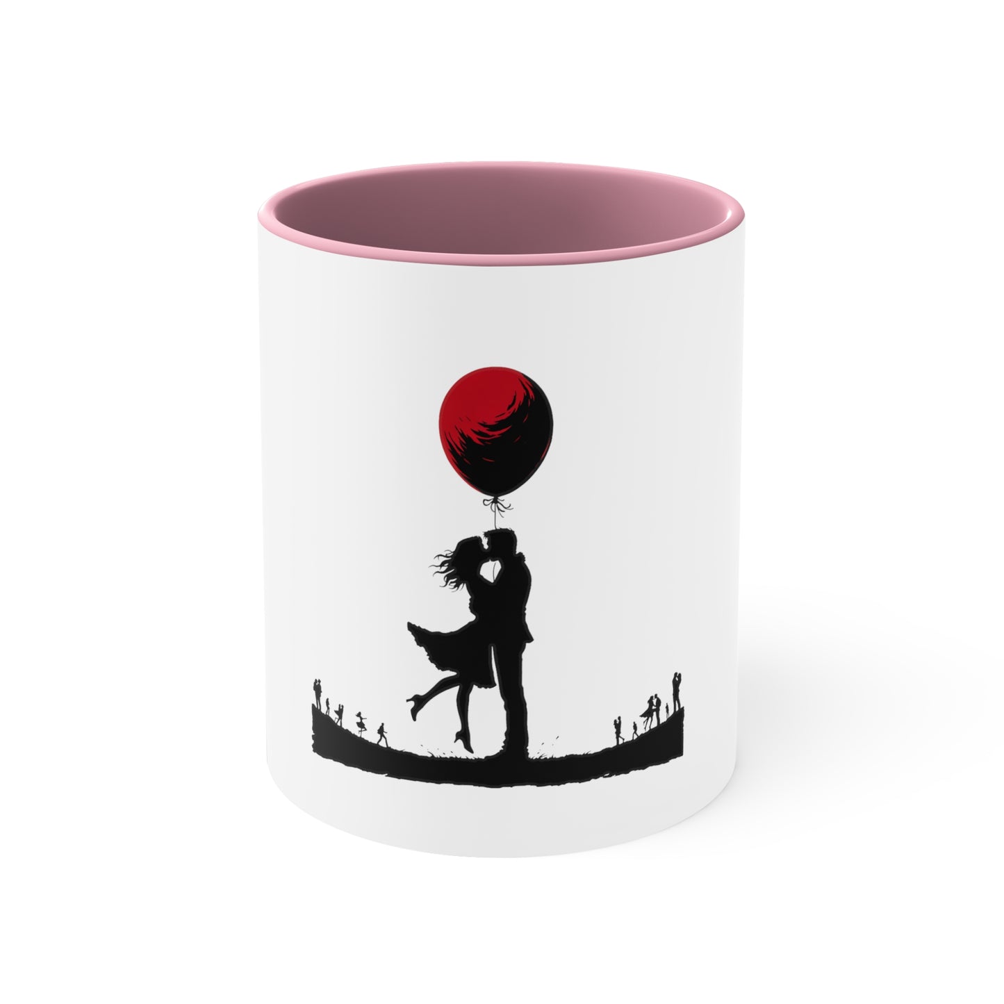 Romantic Silhouette Accent Mug