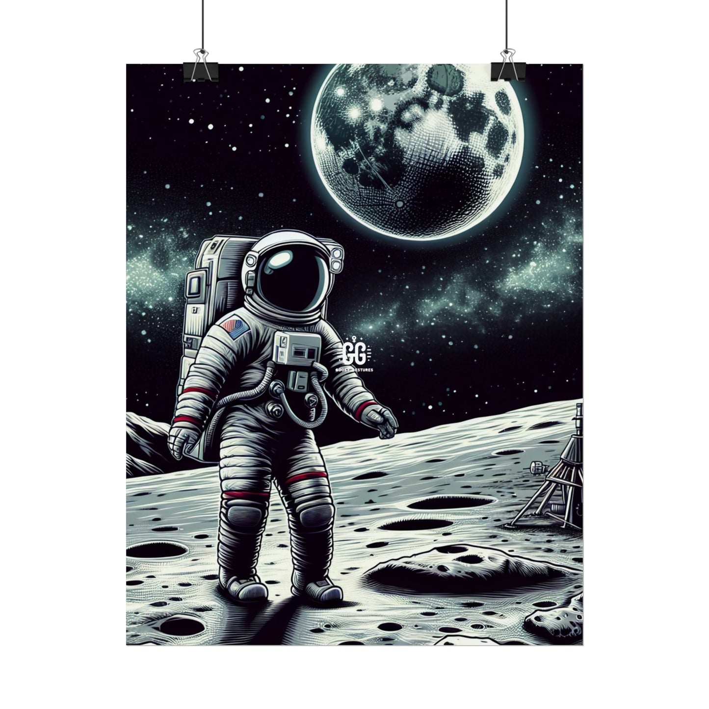 Lunar Explorer Poster