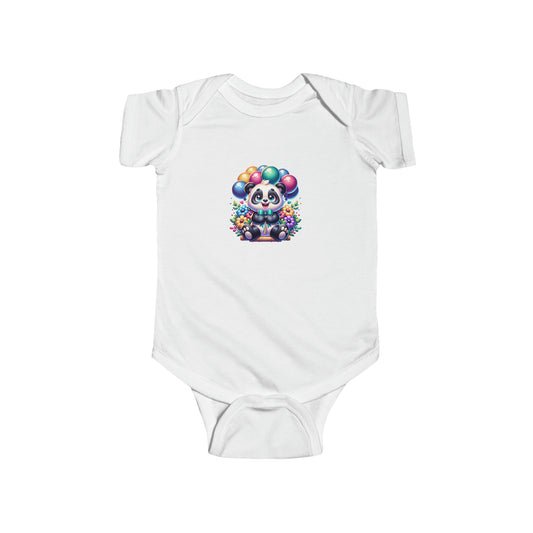 Balloon Panda Infant Bodysuit