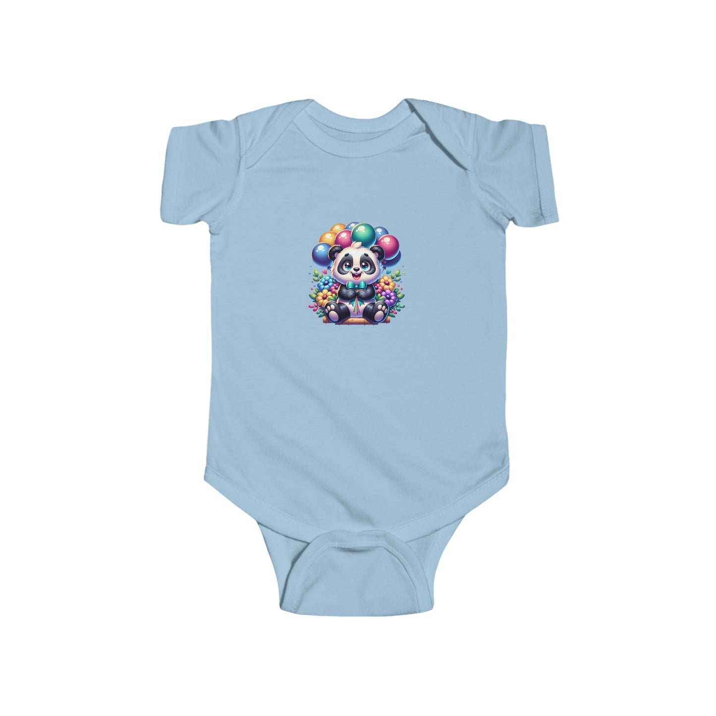 Balloon Panda Infant Bodysuit