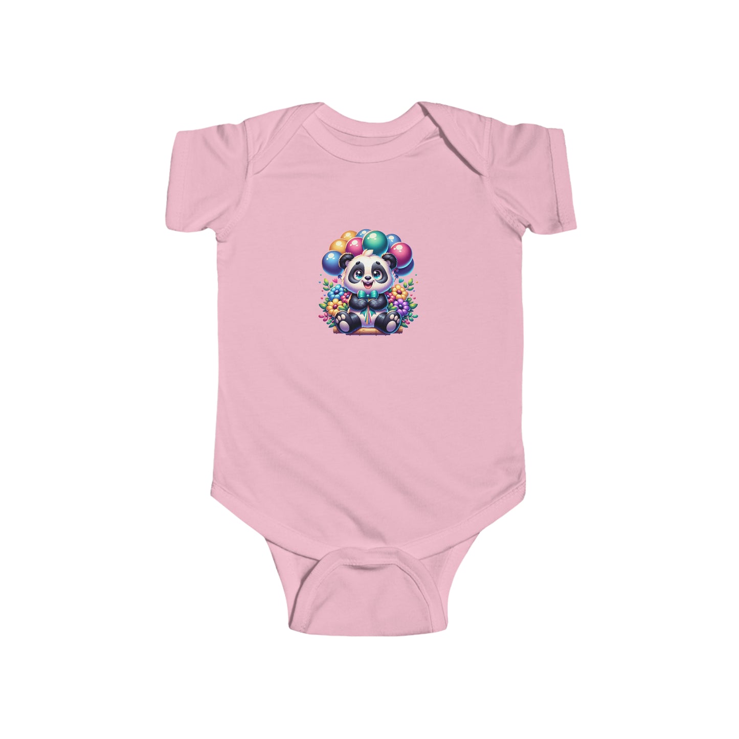 Balloon Panda Infant Bodysuit