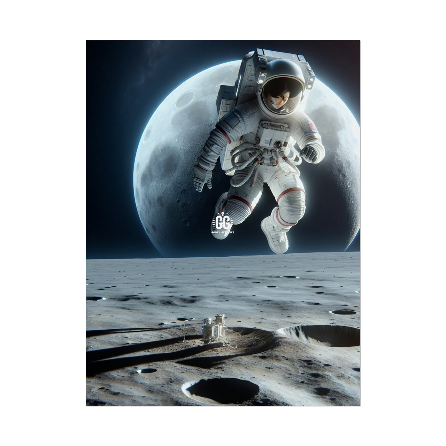 Lunar Explorer Poster