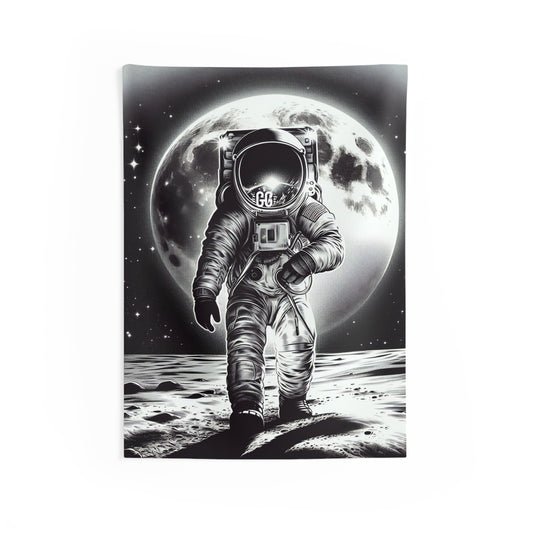 Lunar Explorer Wall Tapestry