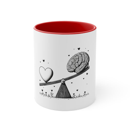 Balanced Mind Heart Mug