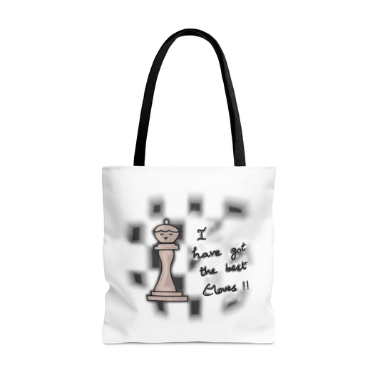 Chess Glove Tote Bag