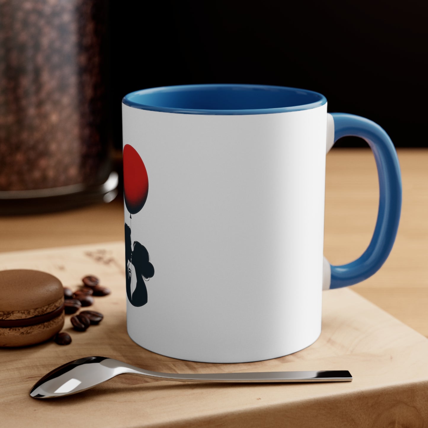 Balloon Kiss Accent Mug