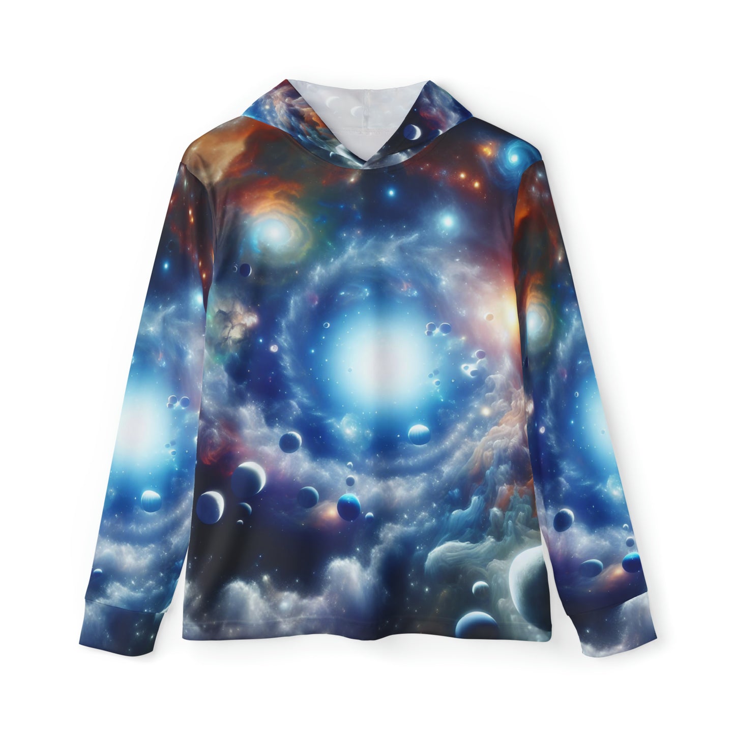 Cosmic Vortex Athletic Warmup Hoodie