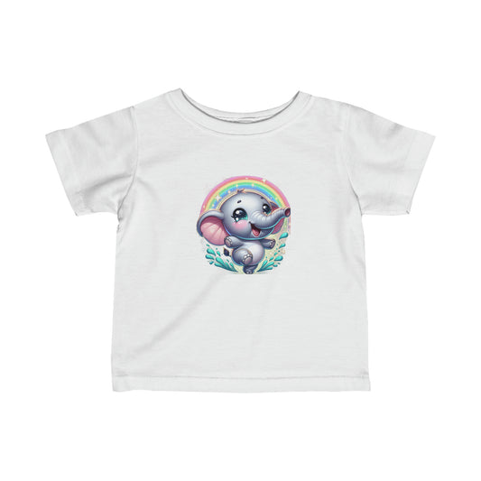 Rainbow Elephant Infant Tee