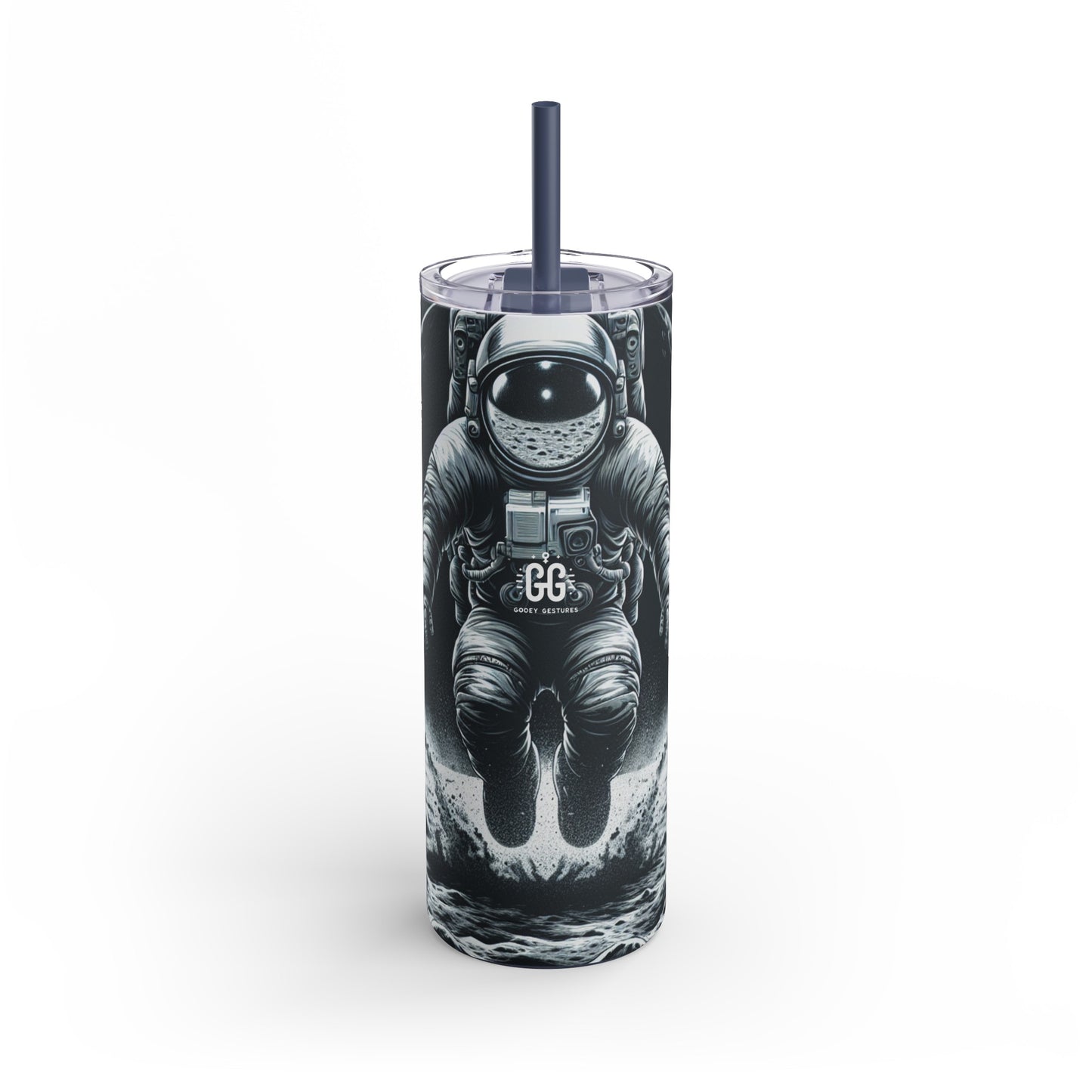 Lunar Explorer Matte Skinny Tumbler