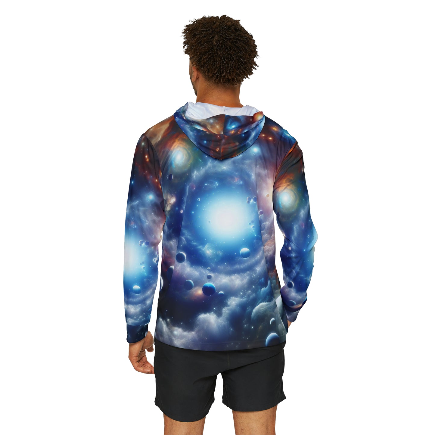 Cosmic Vortex Athletic Warmup Hoodie